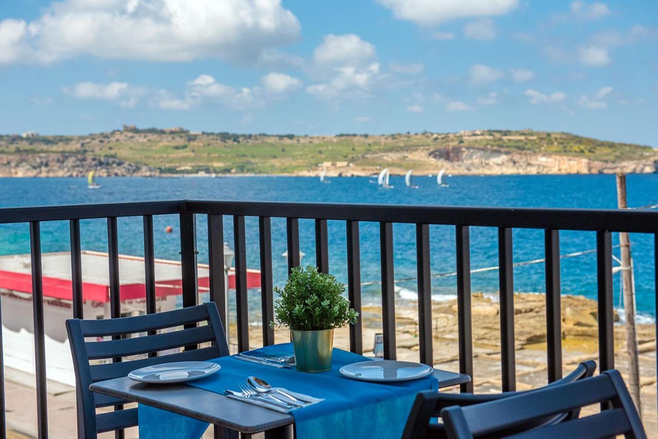 Islet Promenade Seafront Apartment With Large Corner Terrace By Getawaysmalta San Pawl il-Baħar Zewnętrze zdjęcie